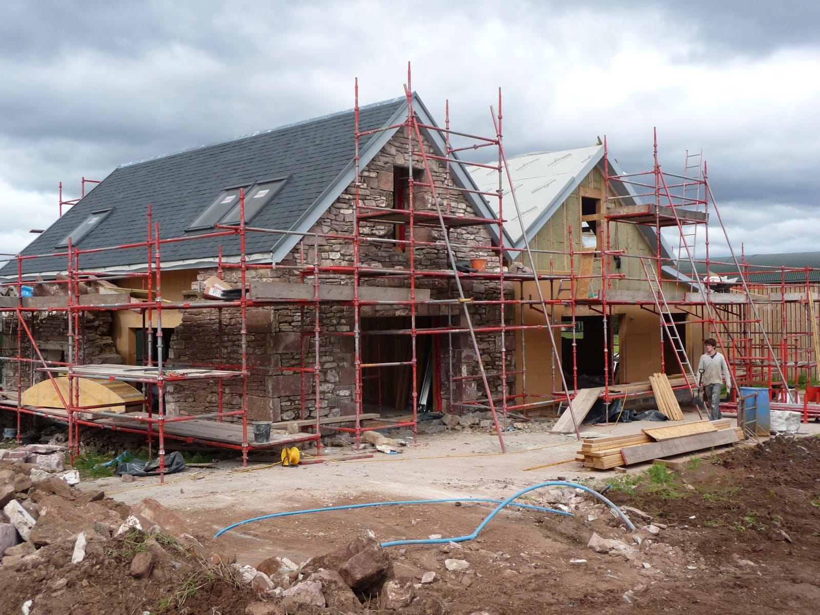 External works nearly complete