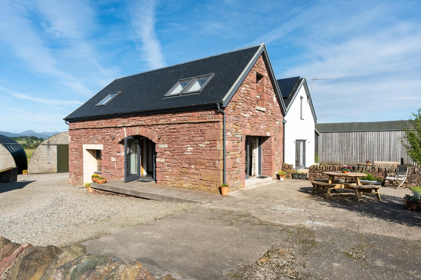 The Old Dairy retains much of its original external features